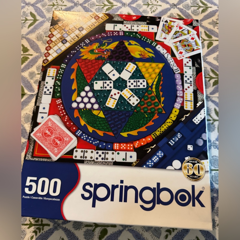 Springbok 500 piece puzzle bought last month new and finished and reselling.
